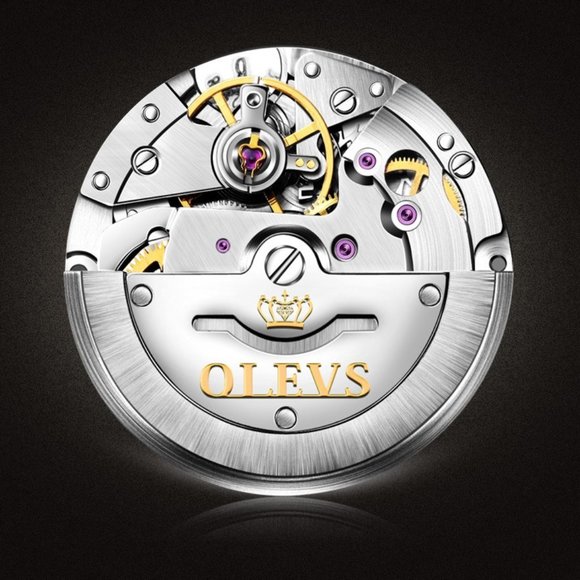 4-3 OLEVS Men's Mechanical Watch Automatical Winding - Picture 4 of 6